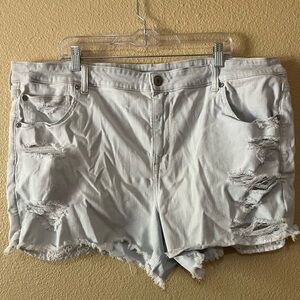 American Eagle Next Level Stretch Light Wash Shorts size 24